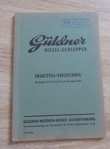 Güldner schlepper a15 af15 - güldner, +