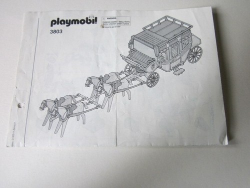 Playmobil bauanleitung 3803 - playmobil,