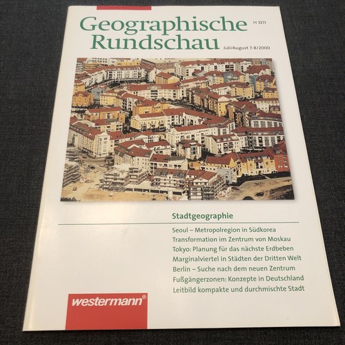 Geographische rundschau - geographische,