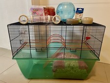 Hamsterkäfig Käfig Nagerheim "Habitat XL" 2 Ebenen mit viel Zubehör