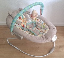 Baby Wippe Babywippe Disney Winnie Pooh+ Vibration+7melodien 3punkt gurtsystem