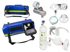 2L Flasche medizinischer Sauerstoff  med. O2 + evtl. optionales Zubehör