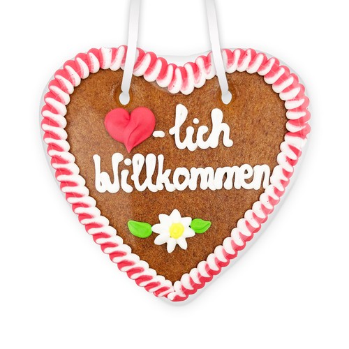 Lebkuchenherz 14cm - lebkuchenherz,,