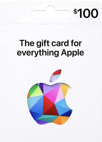 Apple 100 gift - apple, $100
