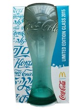 Coca-Cola Limited Edition Glas 2015 McDonald's Türkis 300ml Latte Macchiato