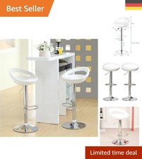 Weißes Barhocker Set