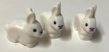LEGO ® 3 weiße Hasen , Häschen , Kaninchen ,  NEUWARE