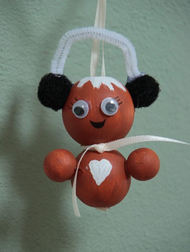 Holz hängefigur puppe - holz,