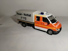 Herpa 092791 MB Sprinter 13 DK Pritsche MZF Feuerwehr Düsseldorf neu OVP