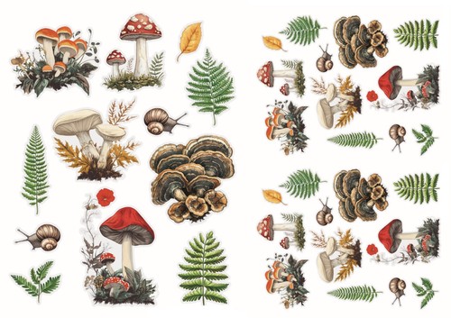 Ausschneidebogen-Bastelpapier-