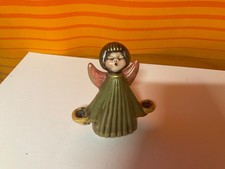 Bozener Engel Thun 16 cm Hoch Grün Gold Rosa