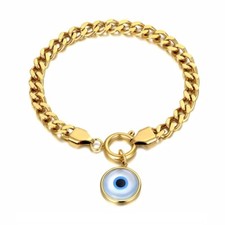 18K vergoldet Türkisches Auge