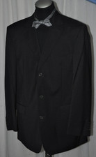 CERRUTI SAKKO -Romario-SS METALLIZZATO Gr.54 (XL) schwarzanthrazit Handstichnaht