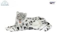 Hansa Schneeleopard Plüschtier lebensechte Wildkatze 66 cm Tiergeschenk 6999 UK
