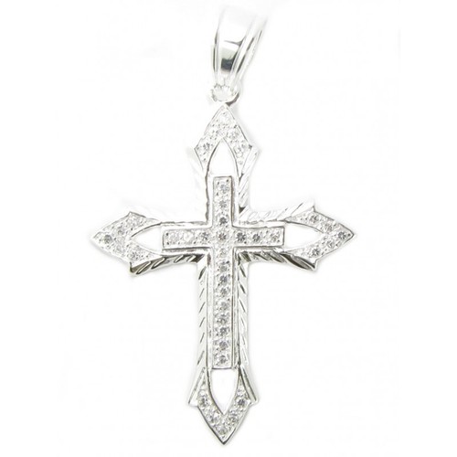 Echt 925 silber - silber, kreuz