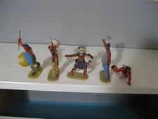 Elastolin 7 cm fünf Indianer