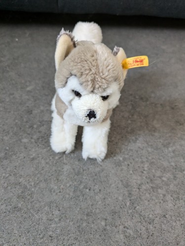Steiff husky hund - ca., 15cm