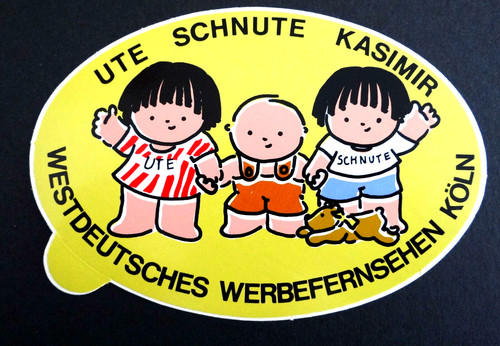 Werbe aufkleber ute schnute - werbe-aufkleber,