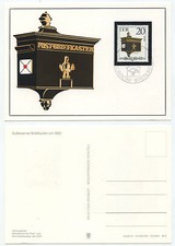 36045 - Gußeiserner Briefkasten um 1860 - DDR-Maximumkarte - Berlin, 5.2.1985