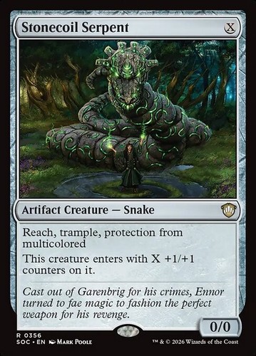 Mtg stonecoil serpent - stonecoil,