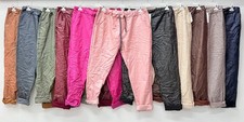 Hose Jogpants Schlupfhose Lederimitat Kunstleder onesize Gr ca 44,46,48  XXL 3XL