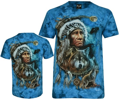 Tie dye shirt indianer - t-shirt,