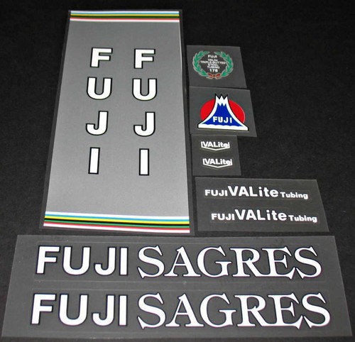 Fuji decal set - fuji, fahrrad