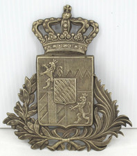 Helmschild der Bayrischen Landsturm Infanterie um 1850 Selten