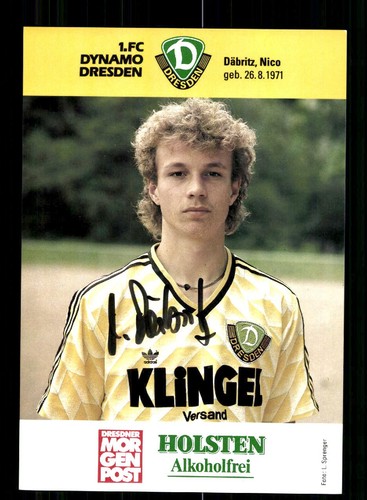 Nico däbritz autogrammkarte - nico,