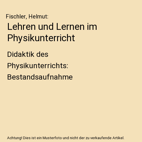 Lehren und lernen - lernen, im