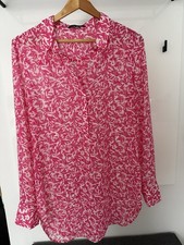 Comma longbluse pink weiß - comma,