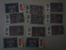 Lot 11 Banknoten Österreich