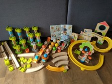 Großes Haba Kullerbü Konvolut Drachenland Windradbahn Ergänzung Zubehör