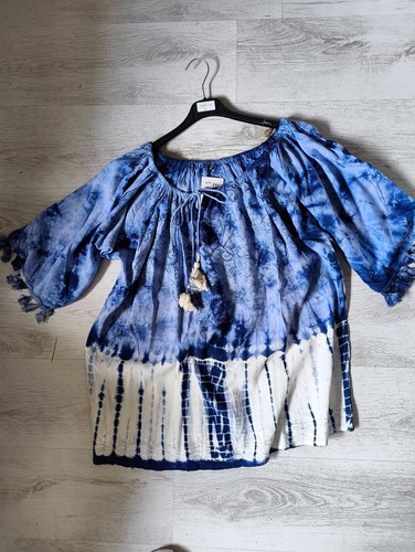 Batik tunika bluse aus - tunika, indien