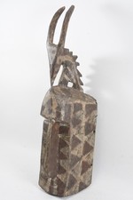 Q10T40- Antike Afrikana Maske Holz geschnitzt 