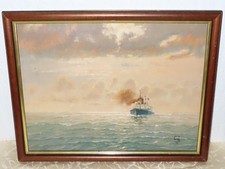 Gemälde Kriegsmarine Schiff