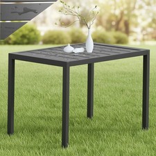 Gartentisch Aluminium Beistell