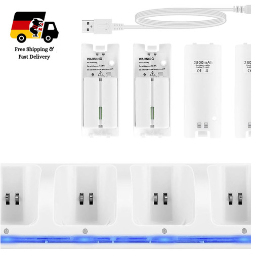Soonhua wii ladestation - 4-in-1, wii-ladestation