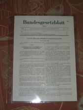 Numisblätter - Numisblatt Beiblatt von 2001 Bundesgesetzblatt siehe Bild - TOP