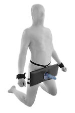 BDSM Hoden Penis Pranger mit Handfesseln XL Humbler Hodenpresse mit Fesseln