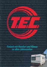 TEC  CARAVANS  -  1990  -  - WOHNWAGEN PROSPEKT - MIT PREISLISTE