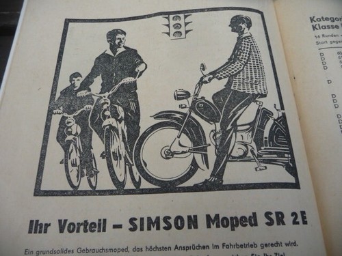 Sachsenring 1963 programmheft - sachsenring,