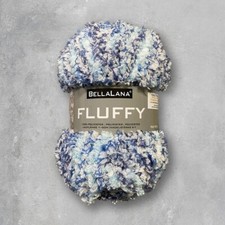 BELLALANA WOLLE FLUFFY BLAU