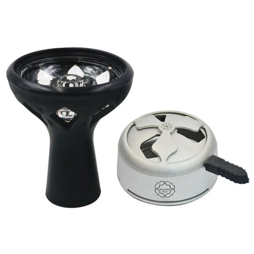 Silikon shisha kopf - kopf, glas