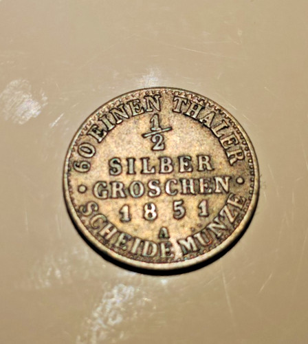 Silbergroschen 1851 - , –