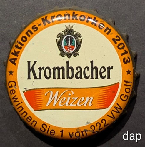 Kronkorken krombacher weizen - kronkorken,