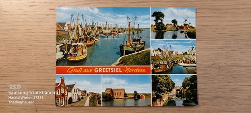 Postkarte greetsiel nordsee - postkarte,