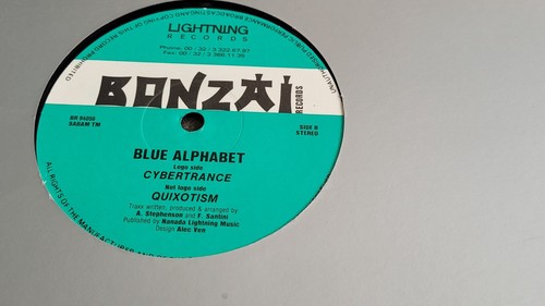 Blue alphabet cybertrance - alphabet, –