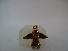 Anstecker aus Metall vergoldet / Fliegender Engel