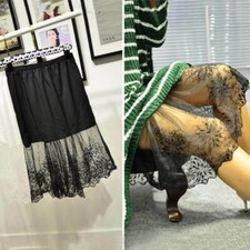 Damen Spitze Stoff Slipper